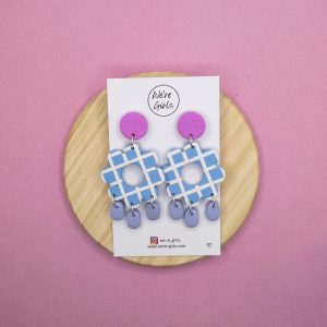 Penny Dangles Pink and Blue