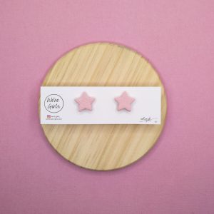 Star Studs Pink