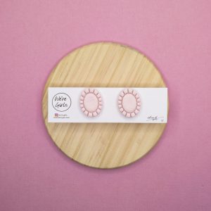 Rebecca Studs Pale Pink